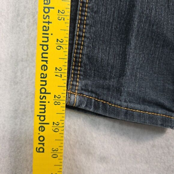 Jolt Low Rise skinny  Jeans Vintage Y2K 90s Size 7 Blue Dark Wash Pockets - Picture 11 of 11
